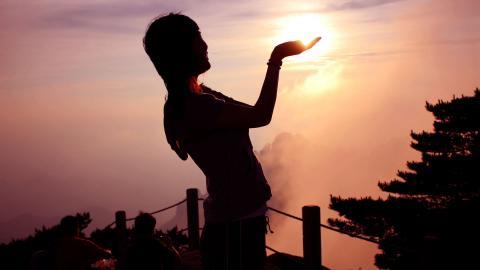 人物剪影图片素材