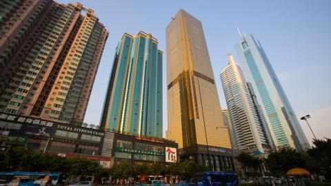 广州城市高楼风光图片