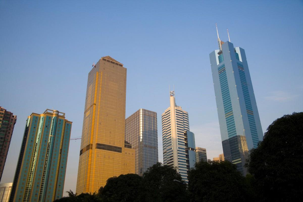 广州城市高楼风光图片