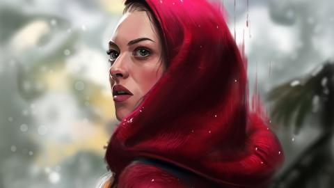 手绘人像作品图片