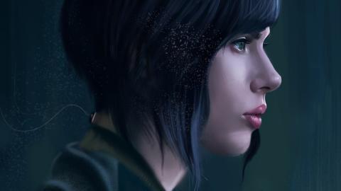 手绘人像作品图片