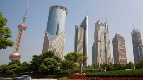 上海浦东高楼风景图片