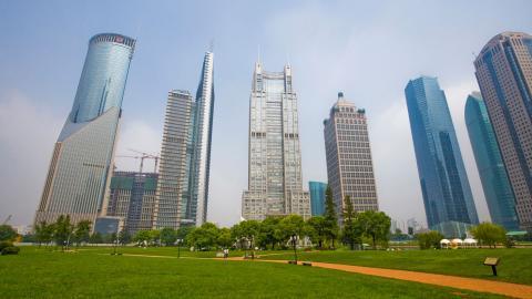 上海浦东高楼风景图片