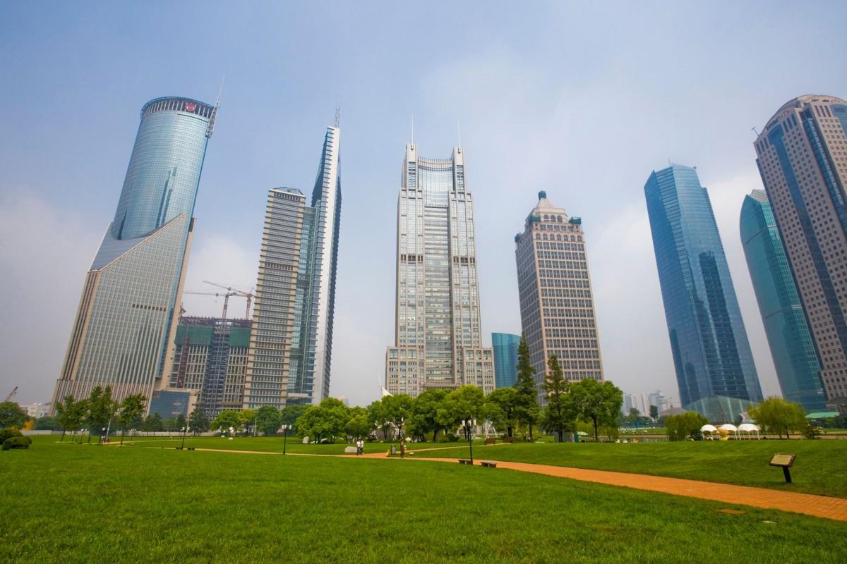 上海浦东高楼风景图片
