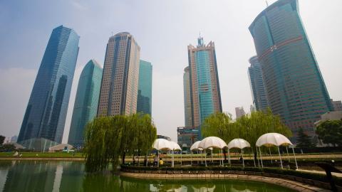 上海浦东高楼风景图片