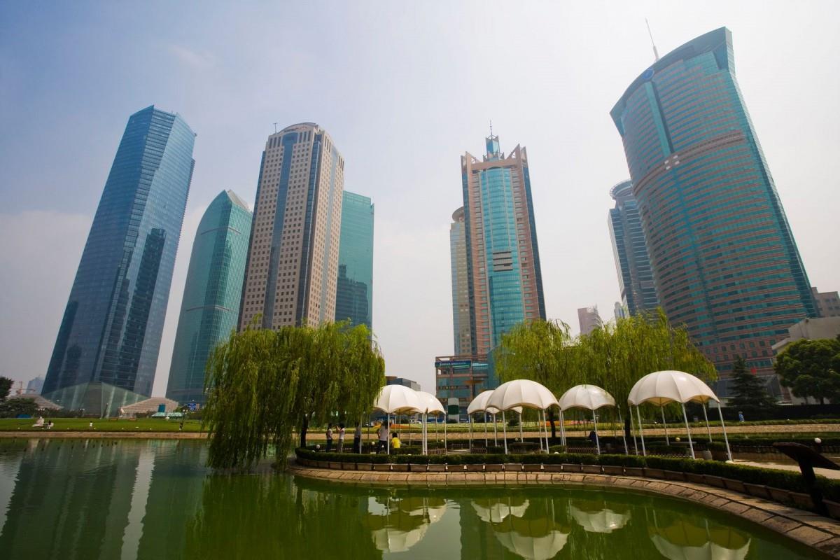 上海浦东高楼风景图片