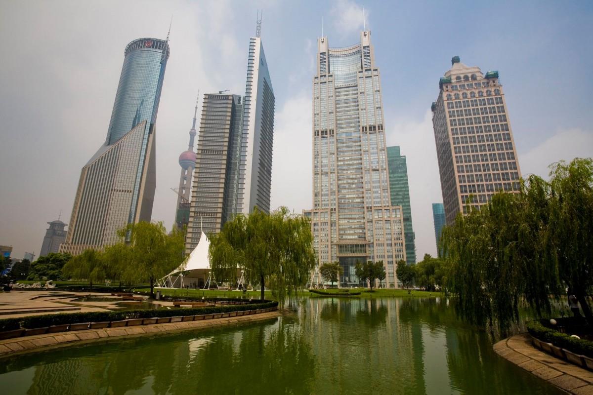 上海浦东高楼风景图片