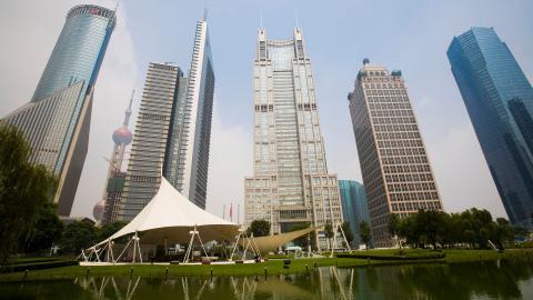 上海浦东高楼风景图片