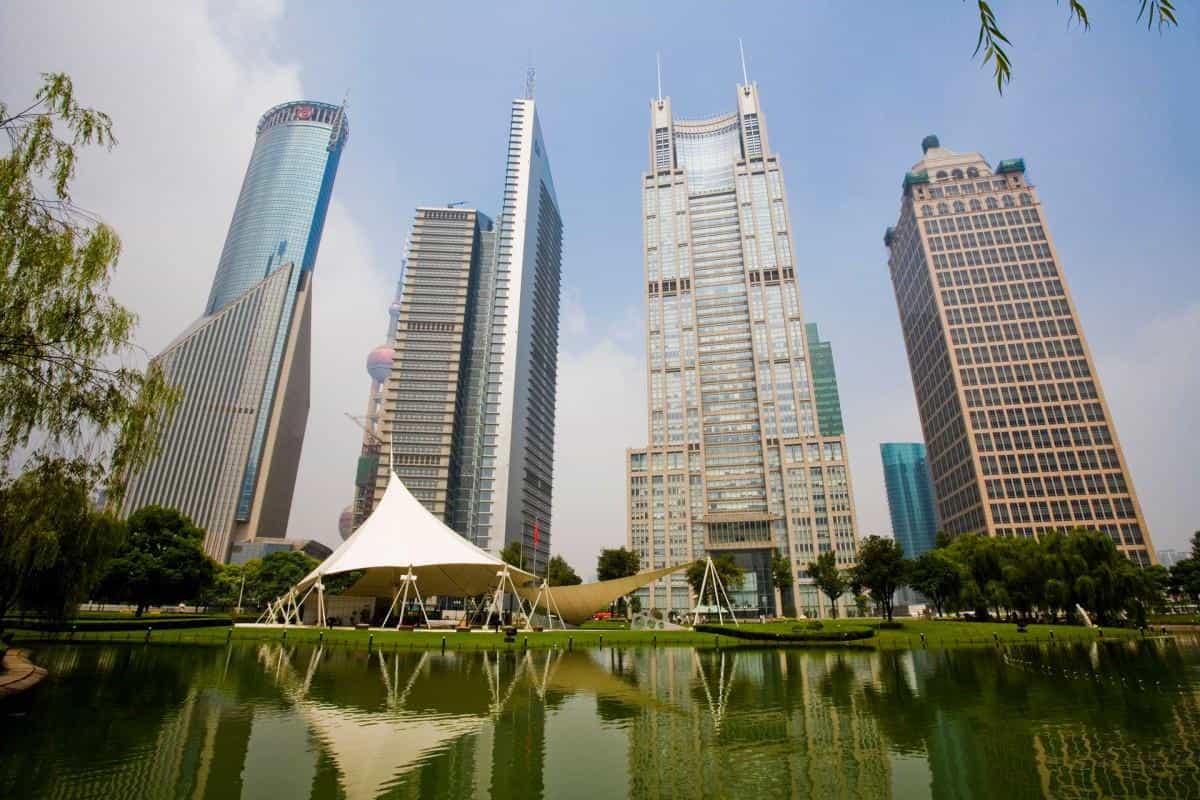 上海浦东高楼风景图片