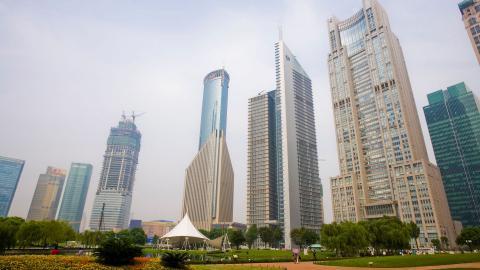 上海浦东高楼风景图片