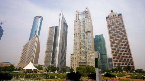 上海浦东高楼风景图片