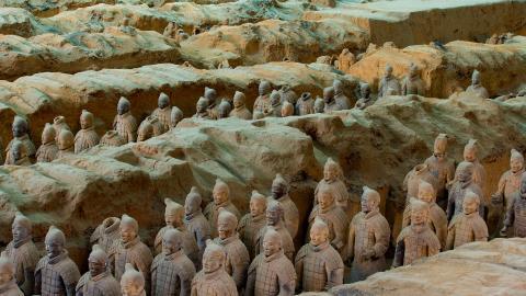 秦始皇陵兵马俑图片分享