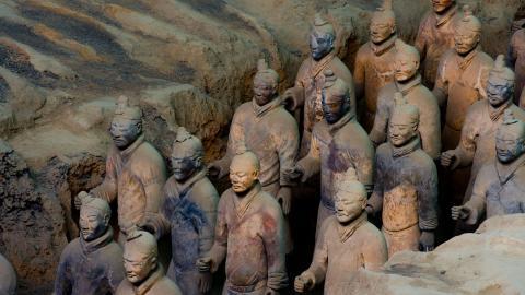 秦始皇陵兵马俑图片分享