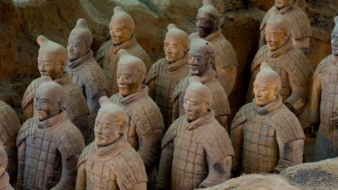 秦始皇陵兵马俑图片分享