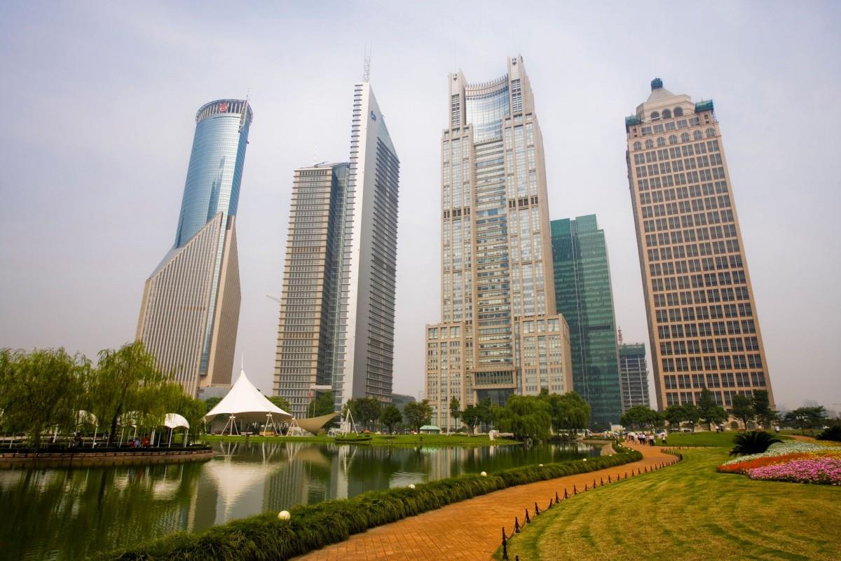 上海浦东高楼风景图片
