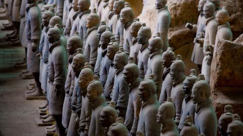 秦始皇陵兵马俑图片分享