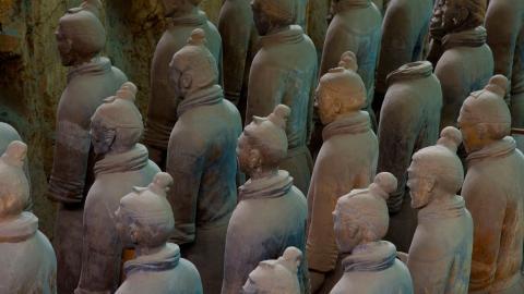 秦始皇陵兵马俑图片分享