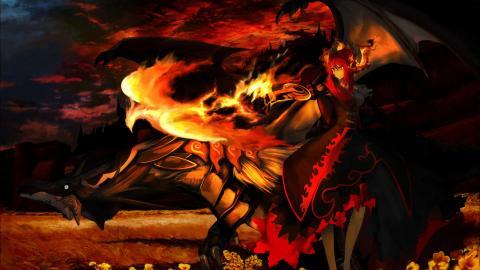 火凤凰卡通图案图片