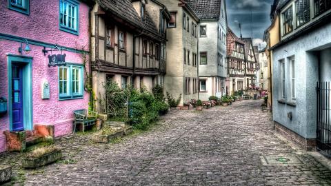 精美城市建筑亮丽风景图片