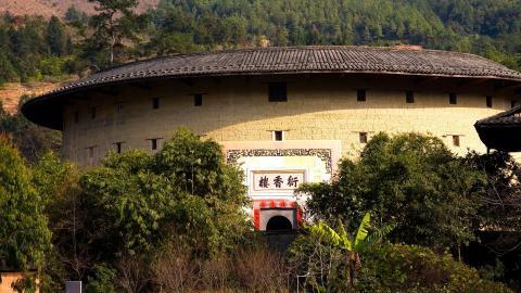 福建龙岩永定土楼图片