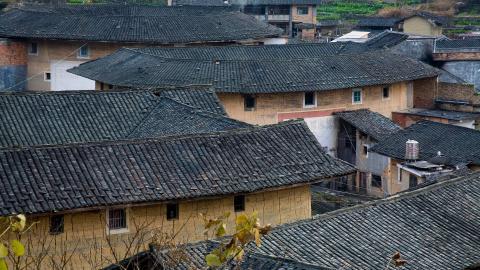 福建龙岩永定土楼图片
