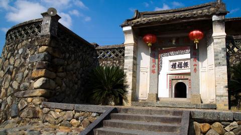 福建龙岩永定土楼图片