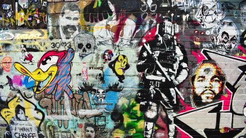 街头涂鸦墙涂鸦图片