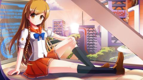 可爱动漫美女人物图片