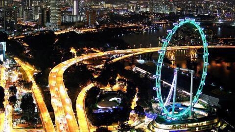 摩天轮景观图片