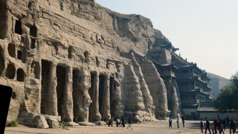 山西云冈石窟图片