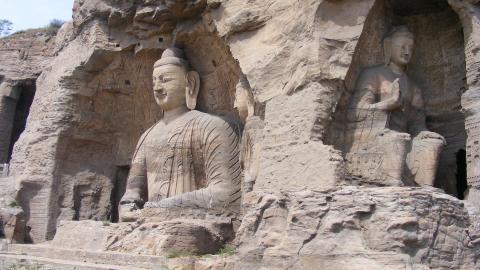 山西云冈石窟图片