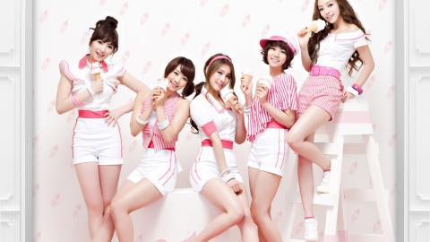 韩国美女kara组合图片