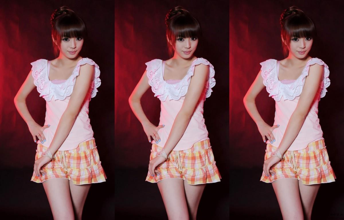 清纯美女黄诗思图片