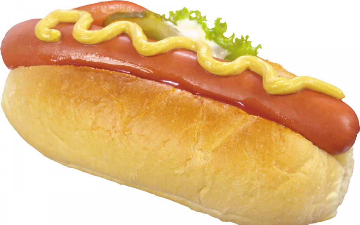 食物热狗面包图片