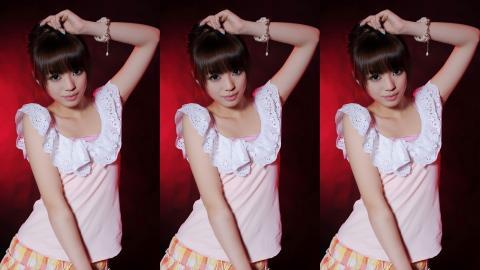 清纯美女黄诗思图片