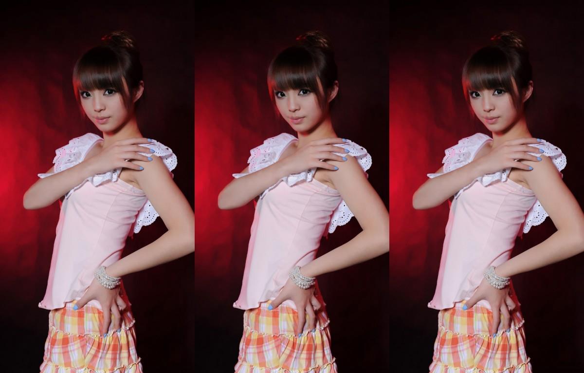 清纯美女黄诗思图片