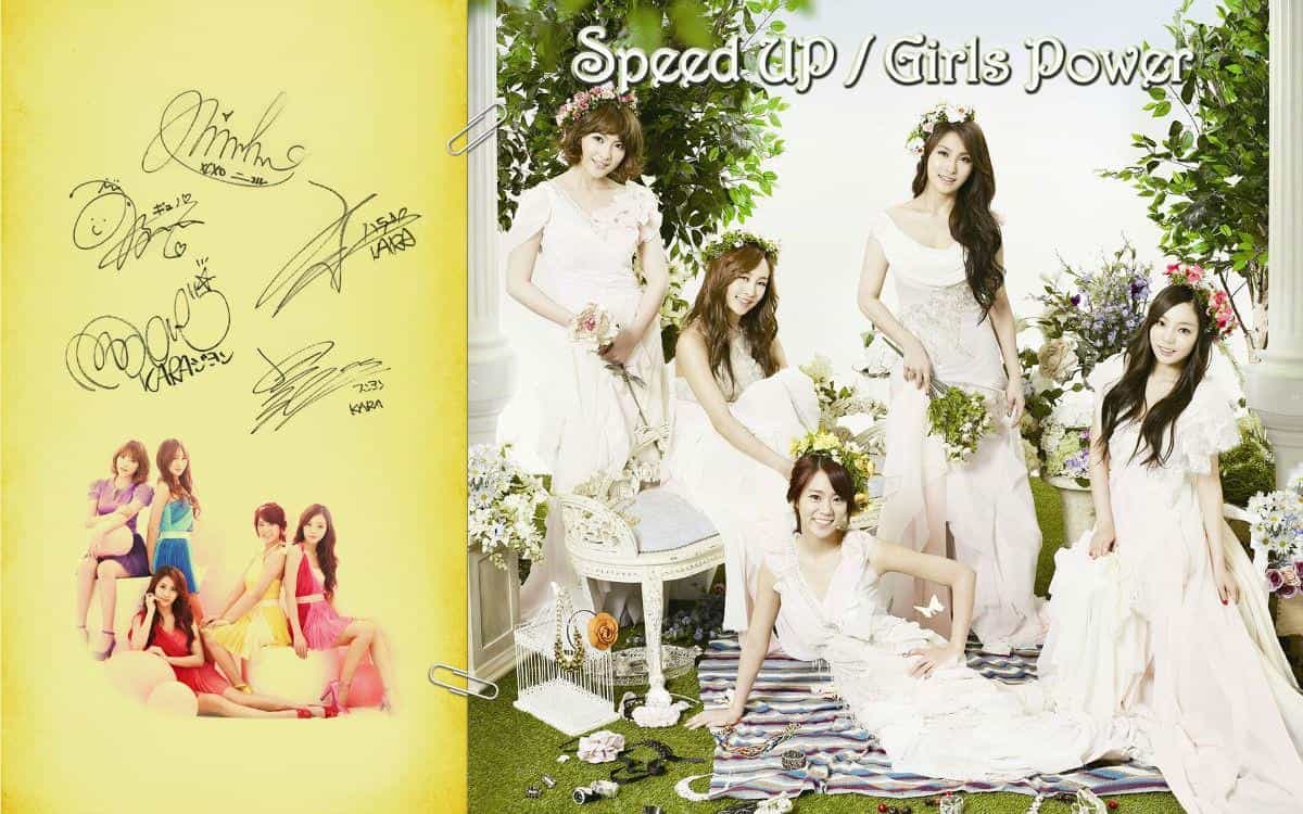 韩国美女kara组合图片