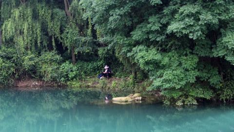 旅游渡假胜地花溪公园图片