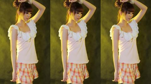 清纯美女黄诗思图片