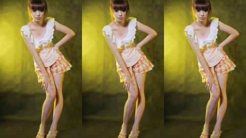 清纯美女黄诗思图片