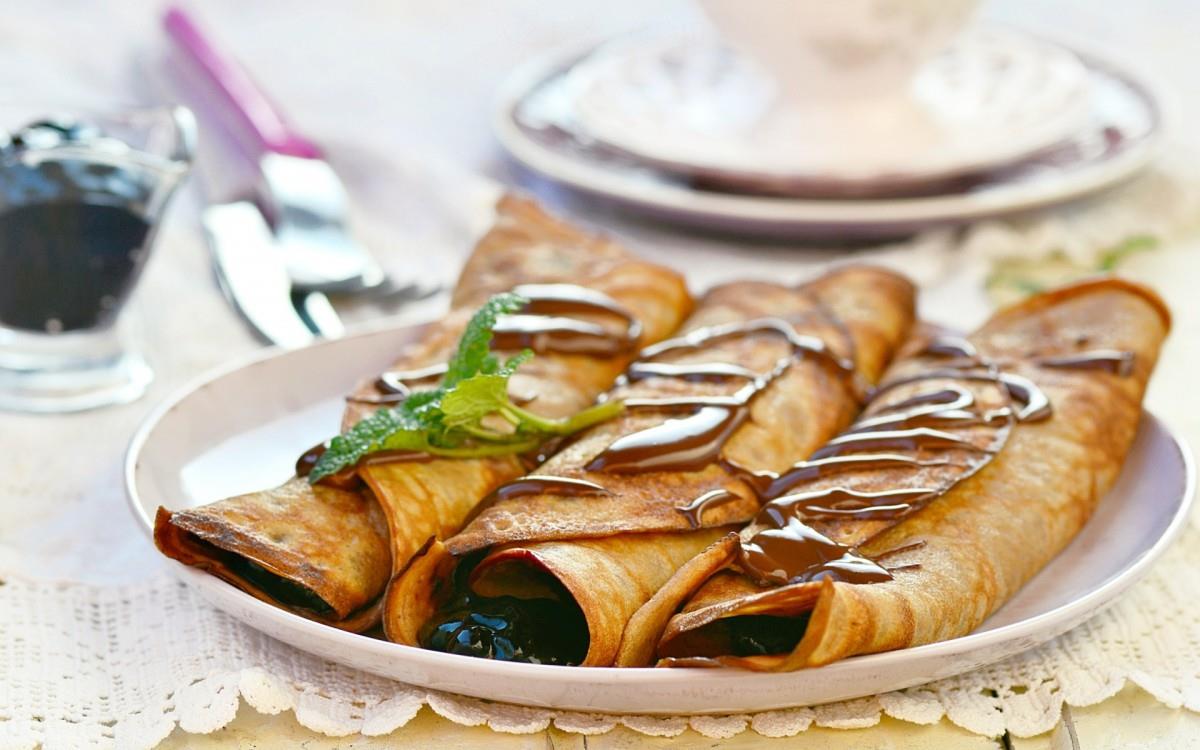 美味法式点心可丽饼图片