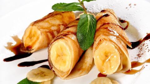 美味法式点心可丽饼图片