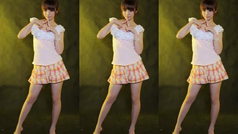 清纯美女黄诗思图片