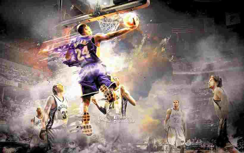 篮球运动员NBA球星科比图片