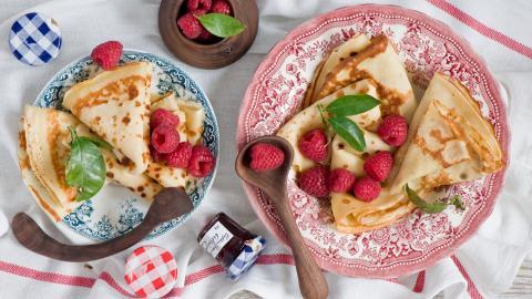 美味法式点心可丽饼图片