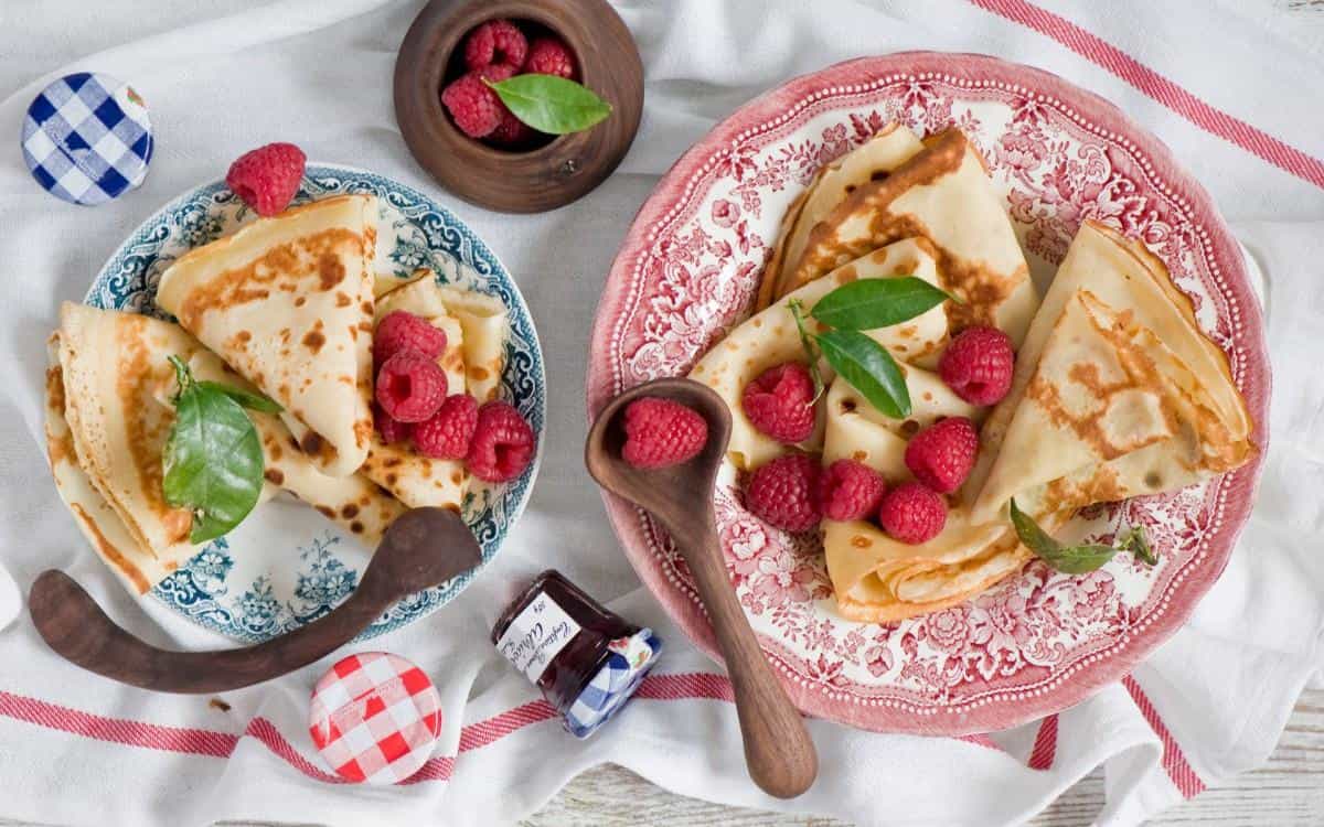 美味法式点心可丽饼图片