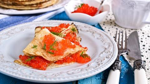 美味法式点心可丽饼图片