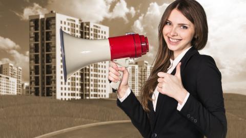 手持扩音喇叭图片