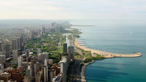 美国芝加哥城市建筑风景图片