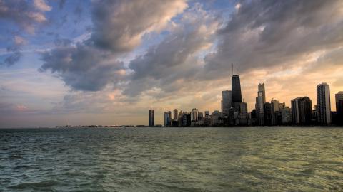 美国芝加哥城市建筑风景图片